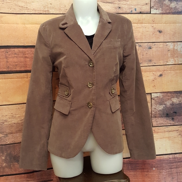 Blazer patch elbow velvet jacket khaki rider style